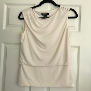 White House Black Market white blouse